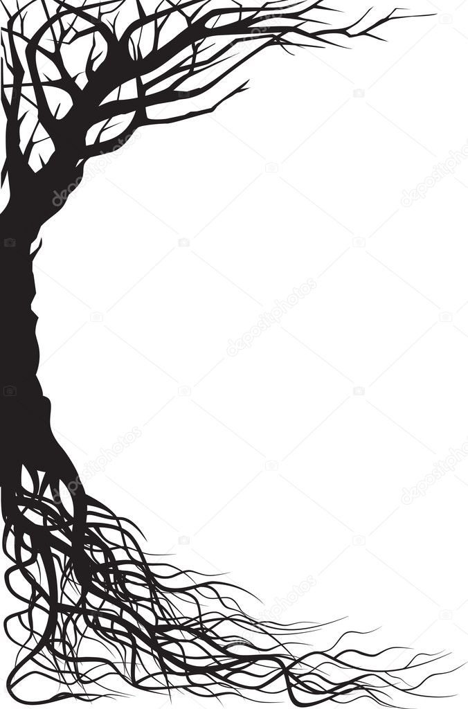Tree silhouette illustration