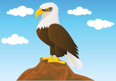 Bald eagle clipart