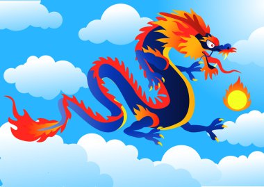 Chinese dragon clipart