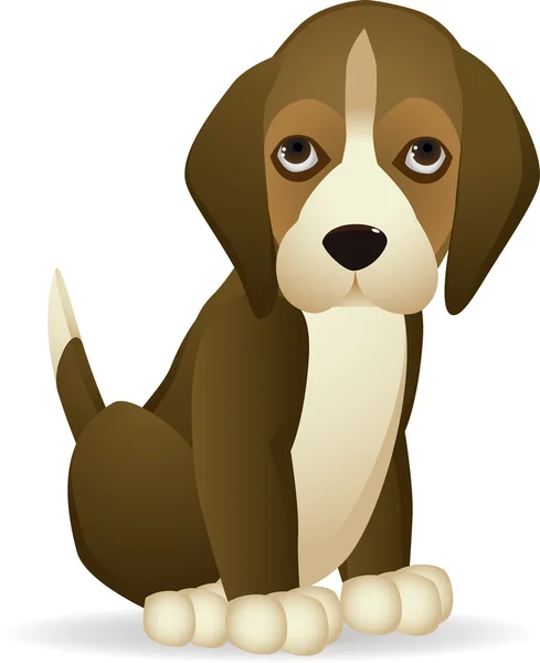 Cute puppy cartoon — Wektor stockowy