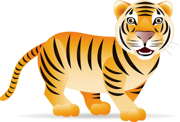 Τίγρη κινουμένων σχεδίων — Διανυσματικό Αρχείο