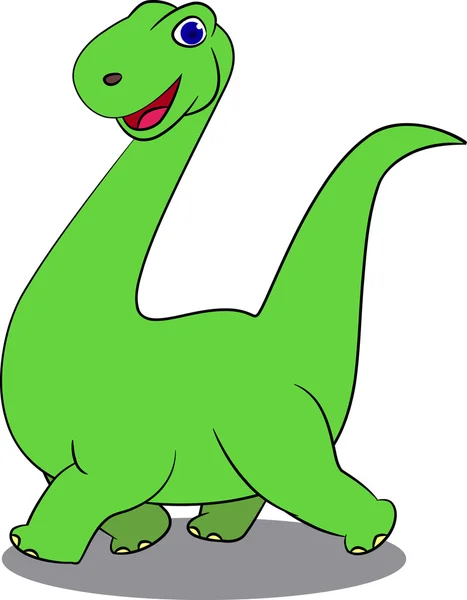 Desenhos animados de dinossauros — Vetor de Stock