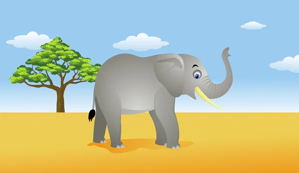 Kreskówka słonia — Wektor stockowy