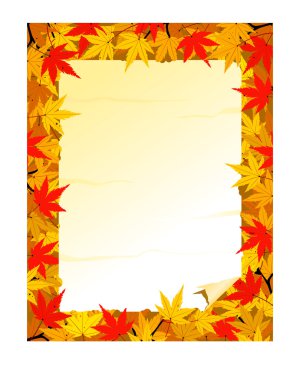 Autumn background clipart