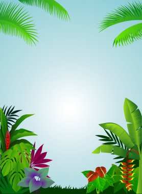 Forest background clipart