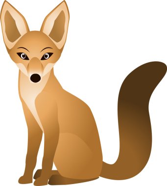 Fox ilustration clipart