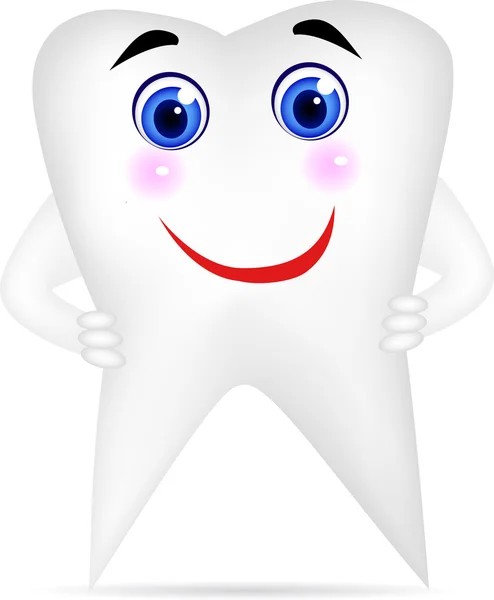 Ευτυχής δόντι — Διανυσματικό Αρχείο