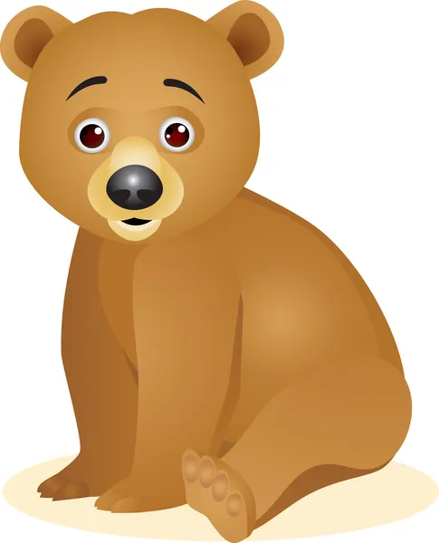 Baby bear — Stockový vektor