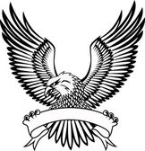 Adler mit Emblem