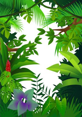 Forest background clipart