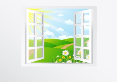 Open window clipart