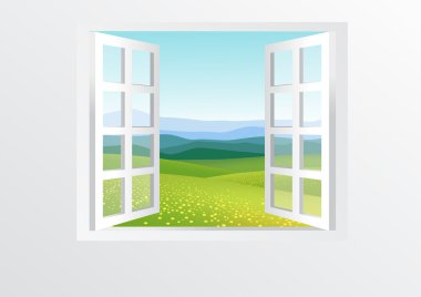 Open window clipart