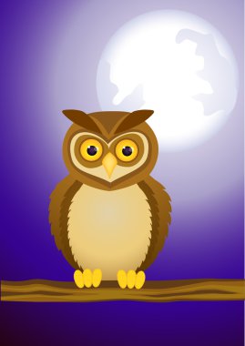 Owl cartoon clipart