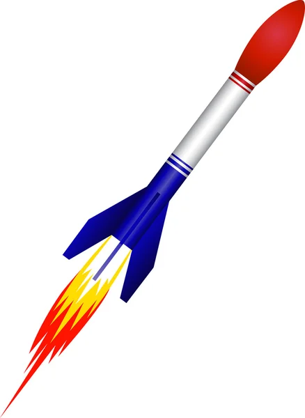 Rocket illustration — Stock Vector