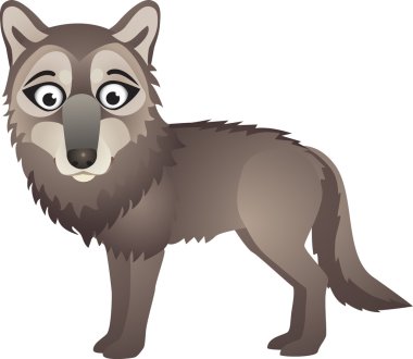 Wolf vector clipart