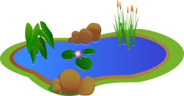 Water hole clipart