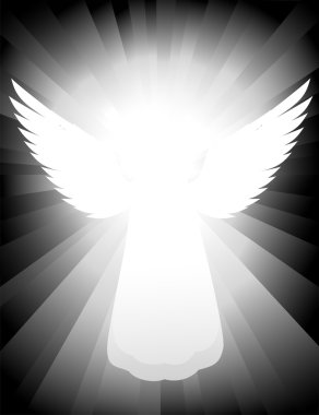 Angel's wing clipart