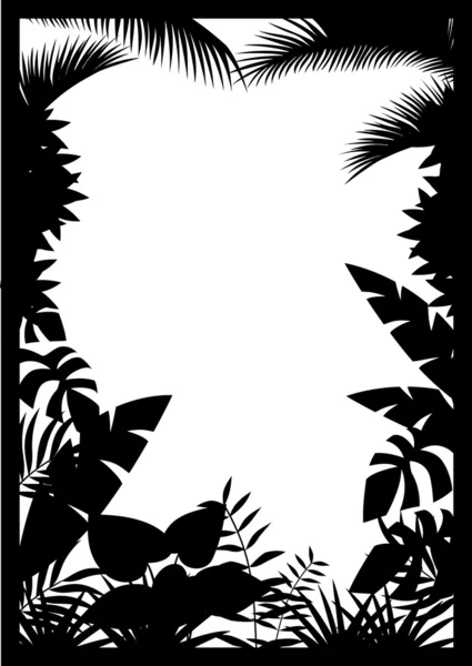 Forest silhouette — Stock Vector