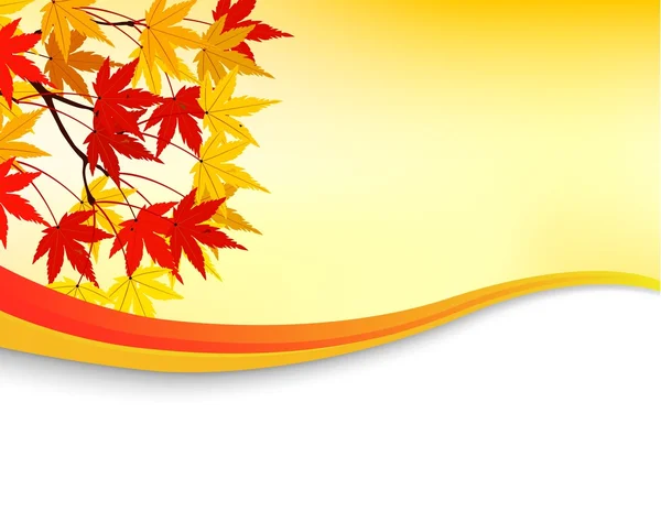 stock vector Autumn background