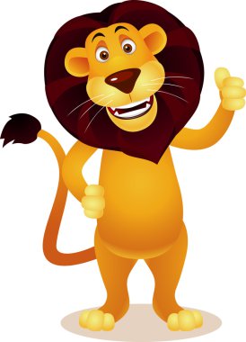 Lion cartoon clipart