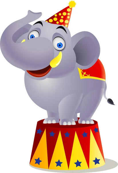 Elefant circuss — Stock vektor