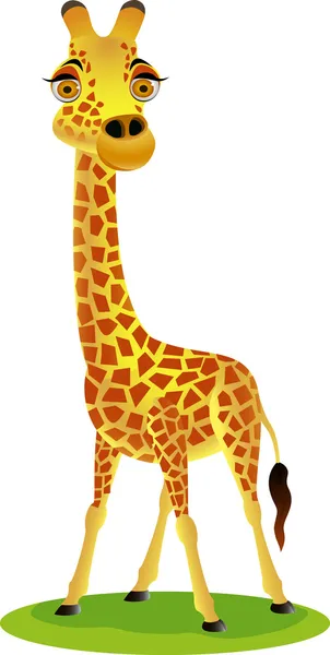 Caricature girafe — Image vectorielle