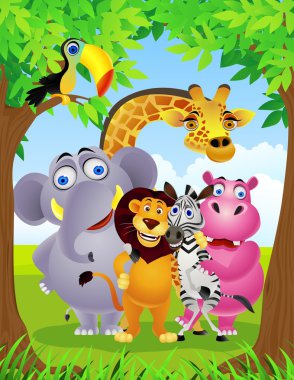 Animal cartoon clipart