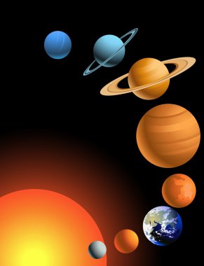 Solar system clipart