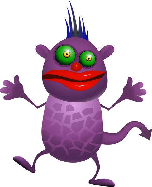 紫色怪物 — 图库矢量图片
