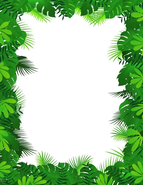 森林框架背景 — 图库矢量图片