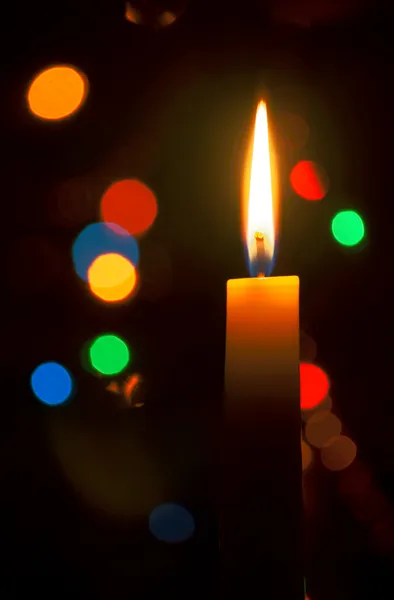 Luz de las velas — Foto de Stock