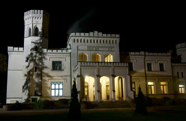 Palác v noci, — Stock fotografie