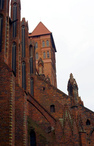Башня в готической церкви — стоковое фото