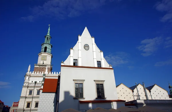 Башня мэрии в Познани — стоковое фото
