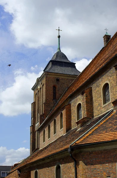 哥特式教堂的 wrzesnia — 图库照片