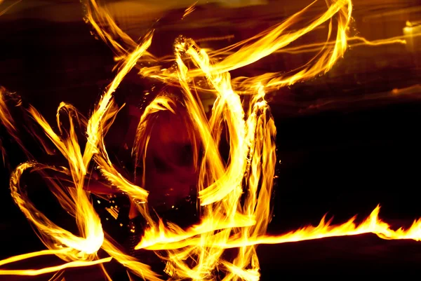 Eld spår — Stockfoto
