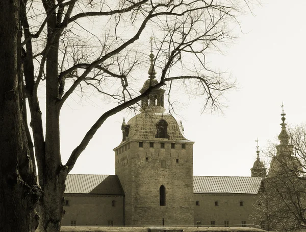 Castelo de Kalmar na costa leste da Suécia — Fotografia de Stock