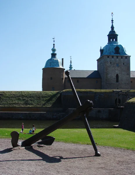 Castelo de Kalmar na costa leste da Suécia — Fotografia de Stock