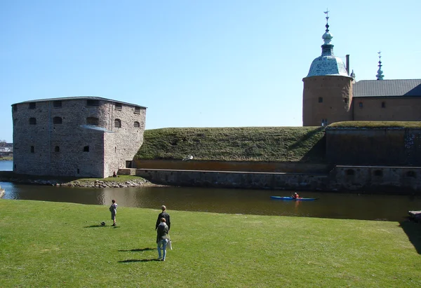 Kalmar hrad na východním pobřeží Švédska — Stock fotografie