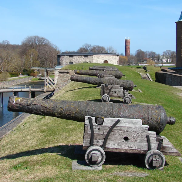 stock image Old gun in sweden