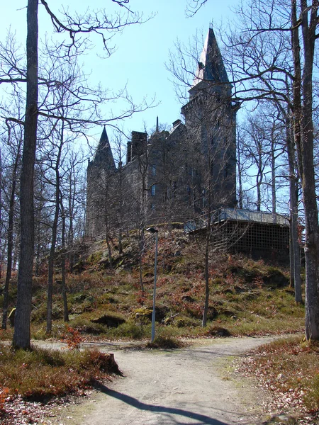Красивый замок в Швеции — стоковое фото
