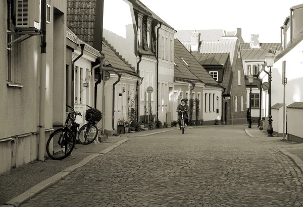 Mooie straat in Zweden — Stockfoto