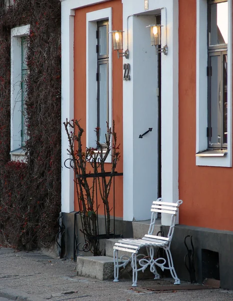 在瑞典的美丽街 — 图库照片