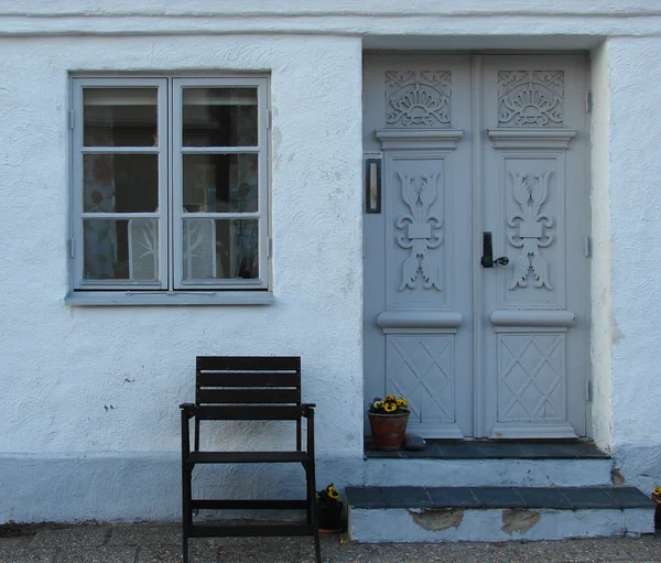 İsveçli ev açık — Stok fotoğraf