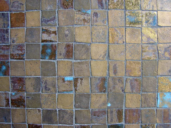 Parede de mosaico — Fotografia de Stock