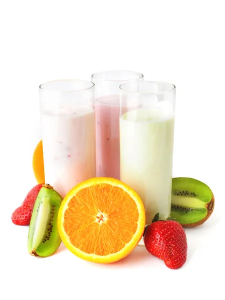 Yogur y frutas — Foto de Stock