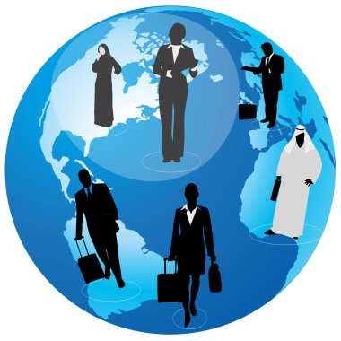 International Business.Vector clipart