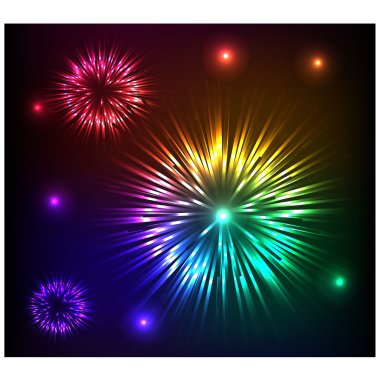 Fireworks.Vector clipart