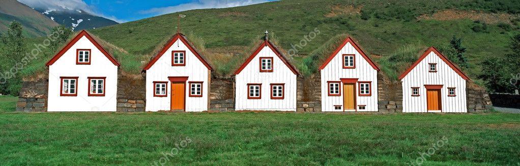 Iceland historic houses