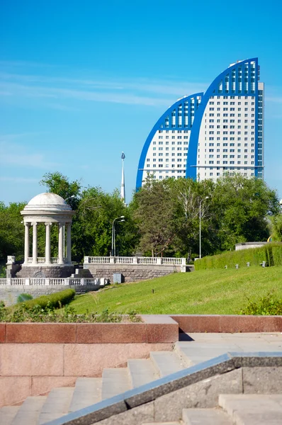 stock image Embankment of Volgograd